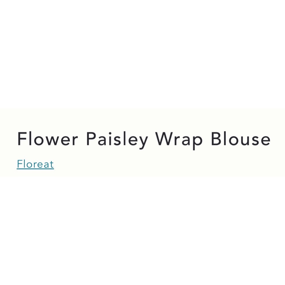 Anthropologie Flower Paisley Wrap Blouse NWT Size XS - Picture 9 of 11